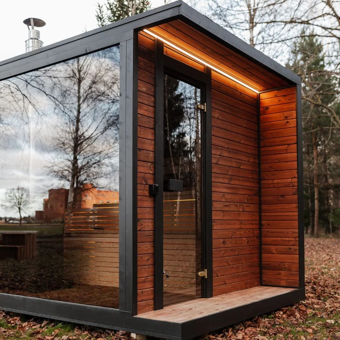 Modular Outdoor Sauna for 6 People, view 2