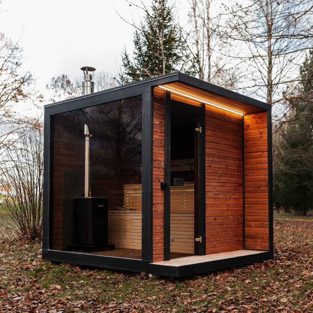 Modular Outdoor Sauna for 6 People, view 16