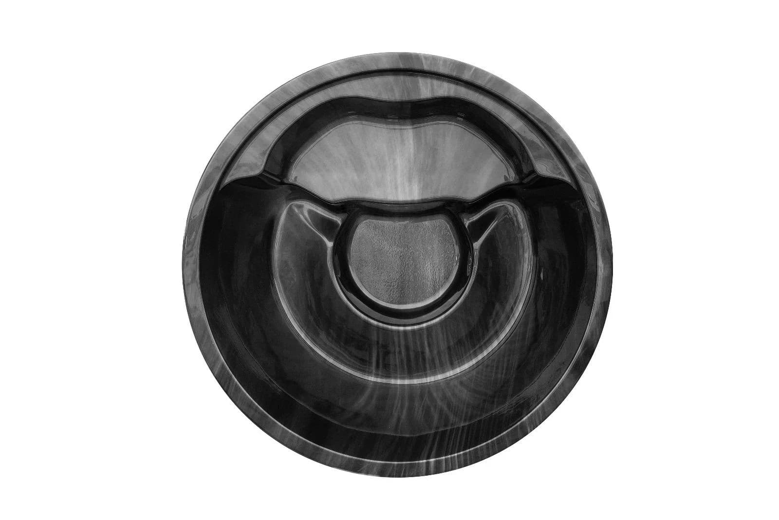 Outdoor Acrylic Round Hot Tub with Integrated Heater, view 2