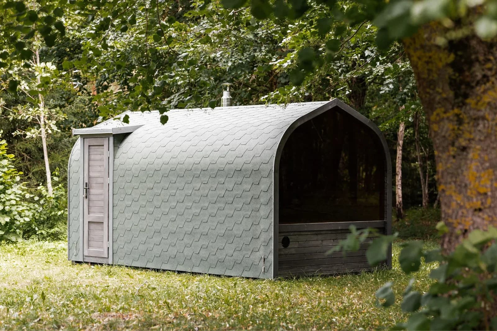 Outdoor Cabin Sauna with Changing Room (4.5M), view 15