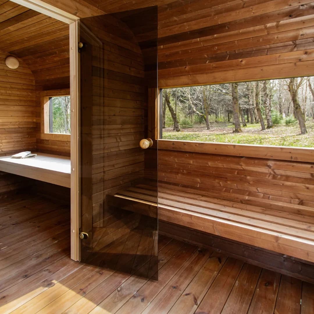 Outdoor Cube Sauna with Changing Room (4.5M), view 2