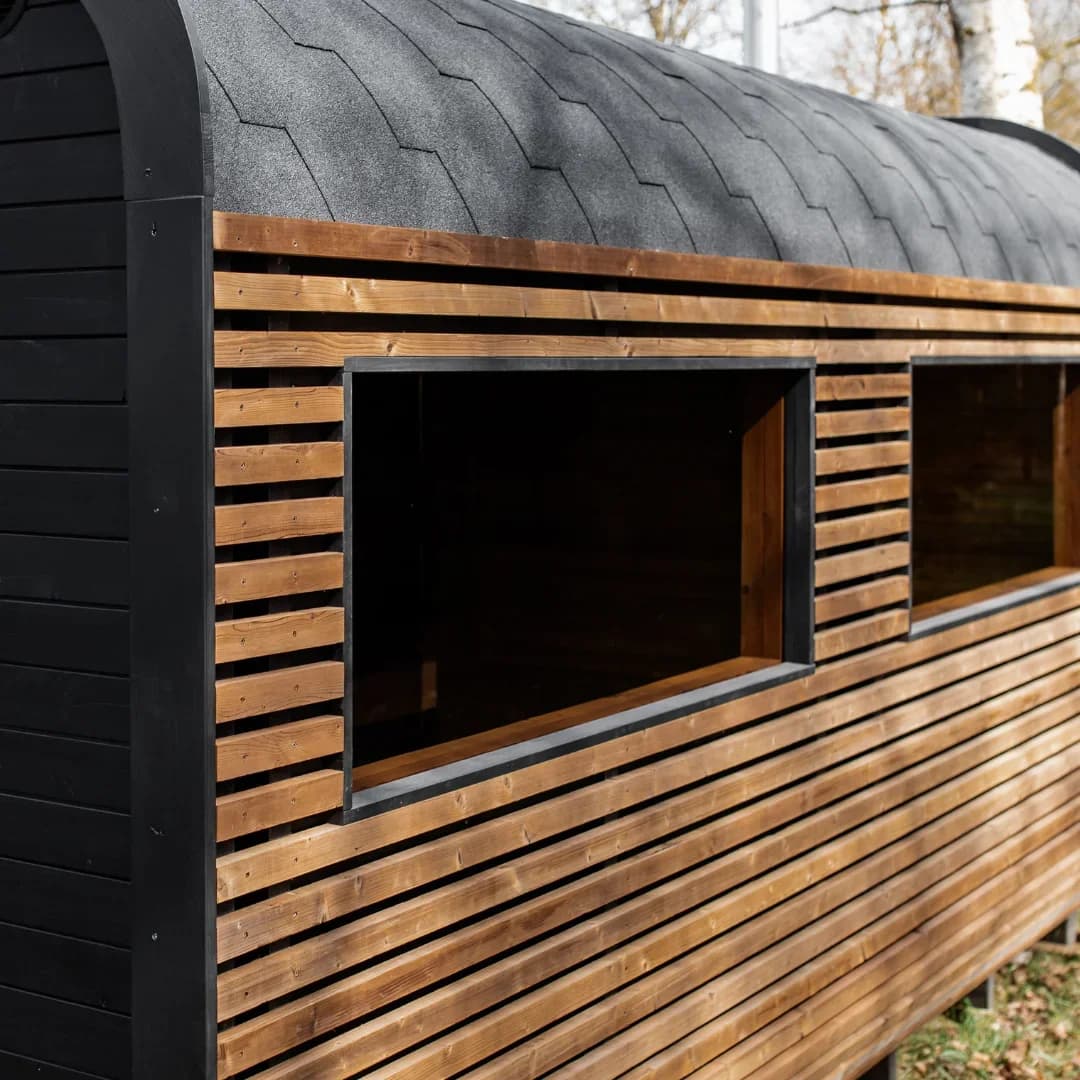 Outdoor Cube Sauna with Changing Room (4.5M), view 20