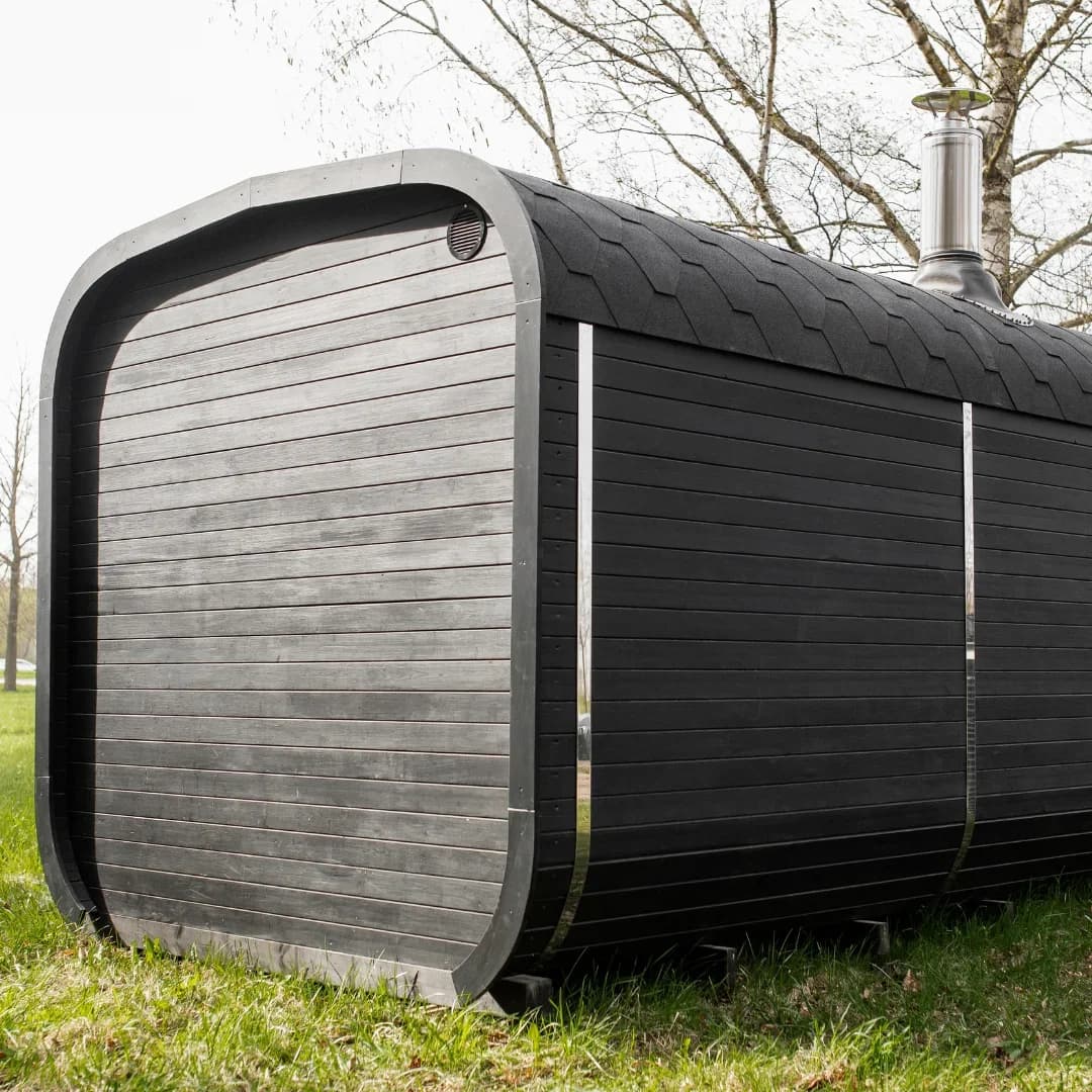 Outdoor Cube Sauna with Changing Room (5M), view 2