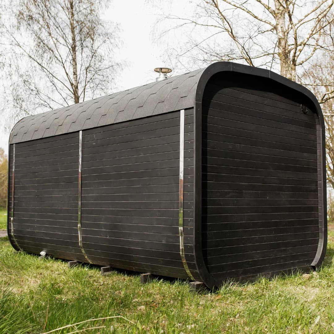 Outdoor Cube Sauna with Changing Room (5M), view 3