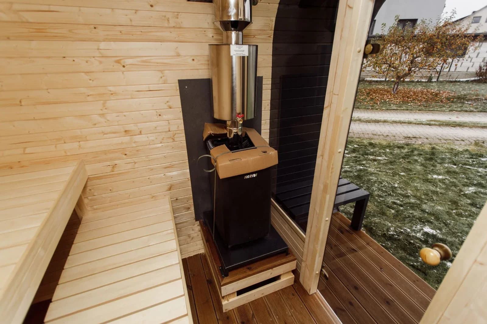 Outdoor Cube Sauna with Terrace for 4-6 People (3M), view 25