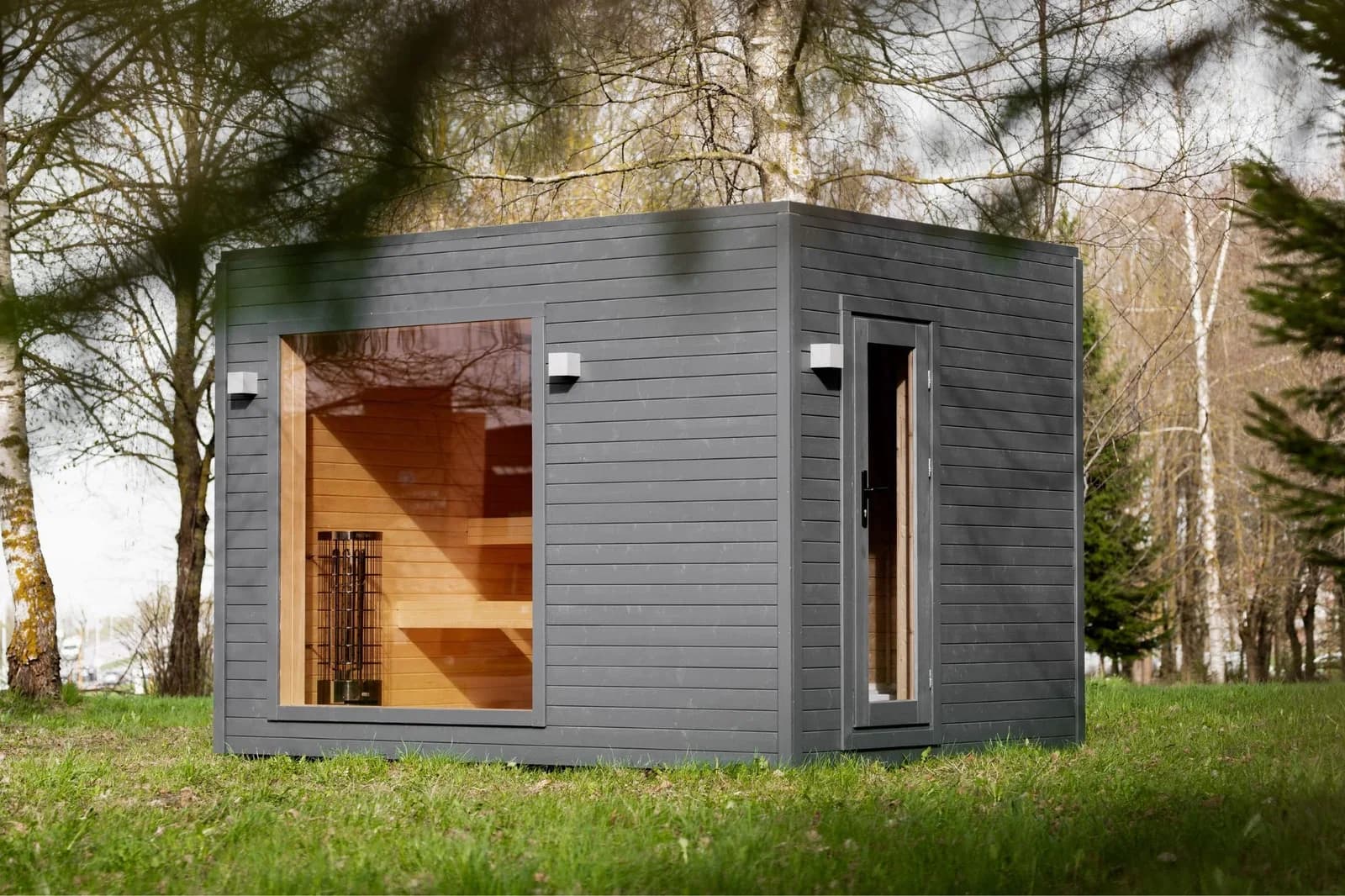 Outdoor Insulated Garden Sauna (2.4m x 3.4m), view 2