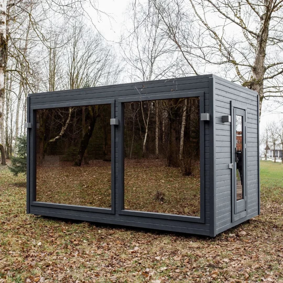 Outdoor Insulated Garden Sauna (2.4m x 4.1m)