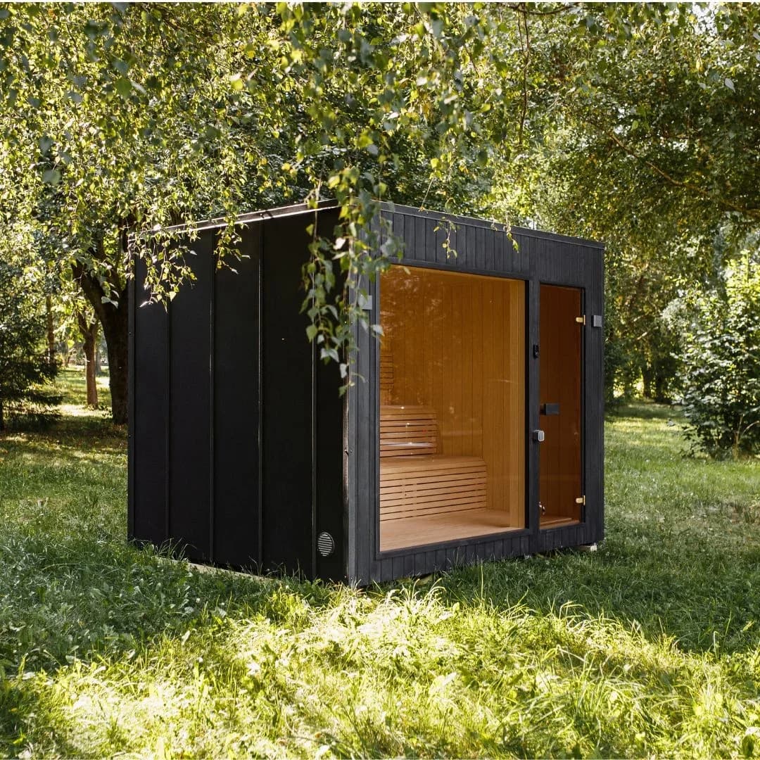 Outdoor Insulated Garden Sauna with Side Entrance (2.4m x 3m), view 12