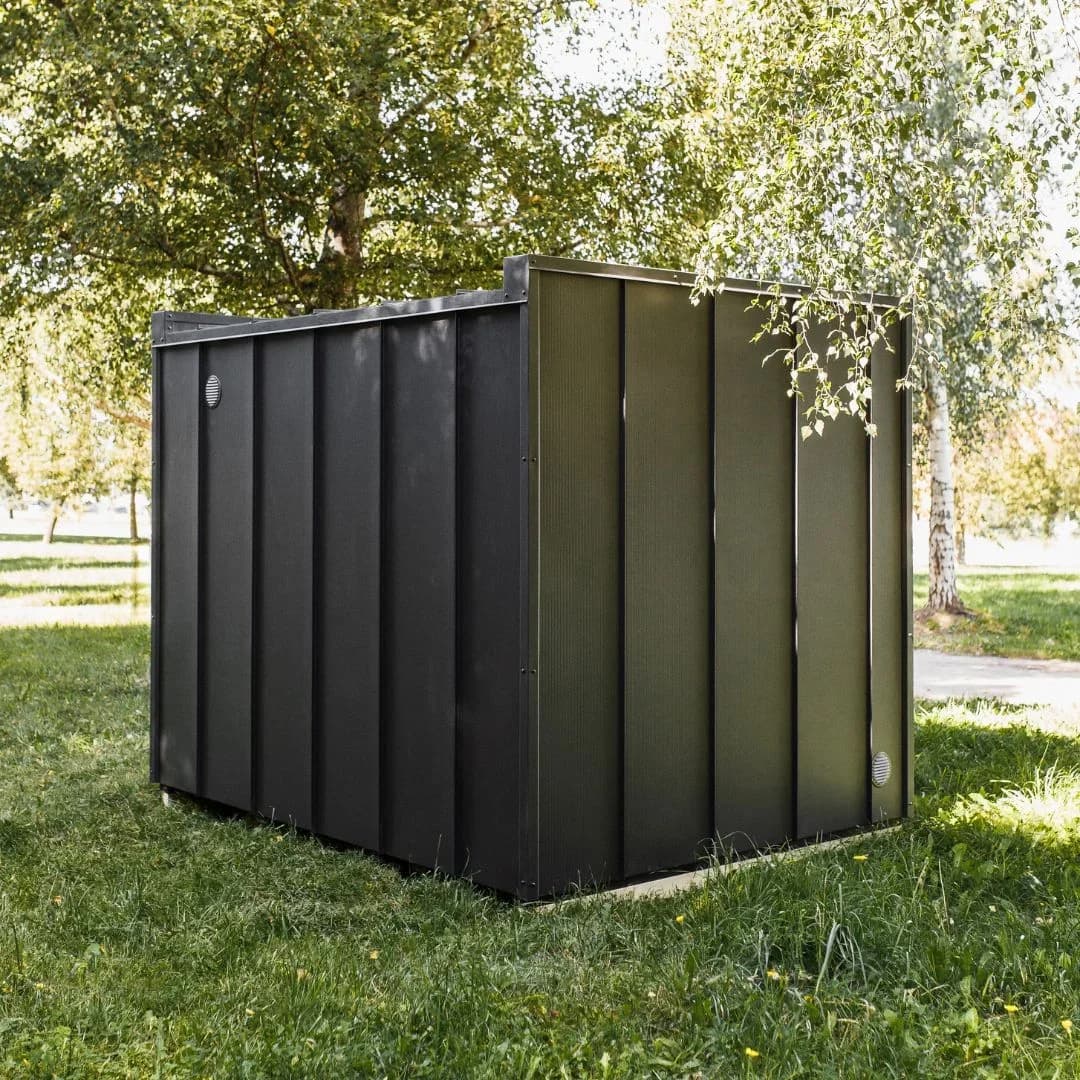Outdoor Insulated Garden Sauna with Side Entrance (2.4m x 3m), view 2