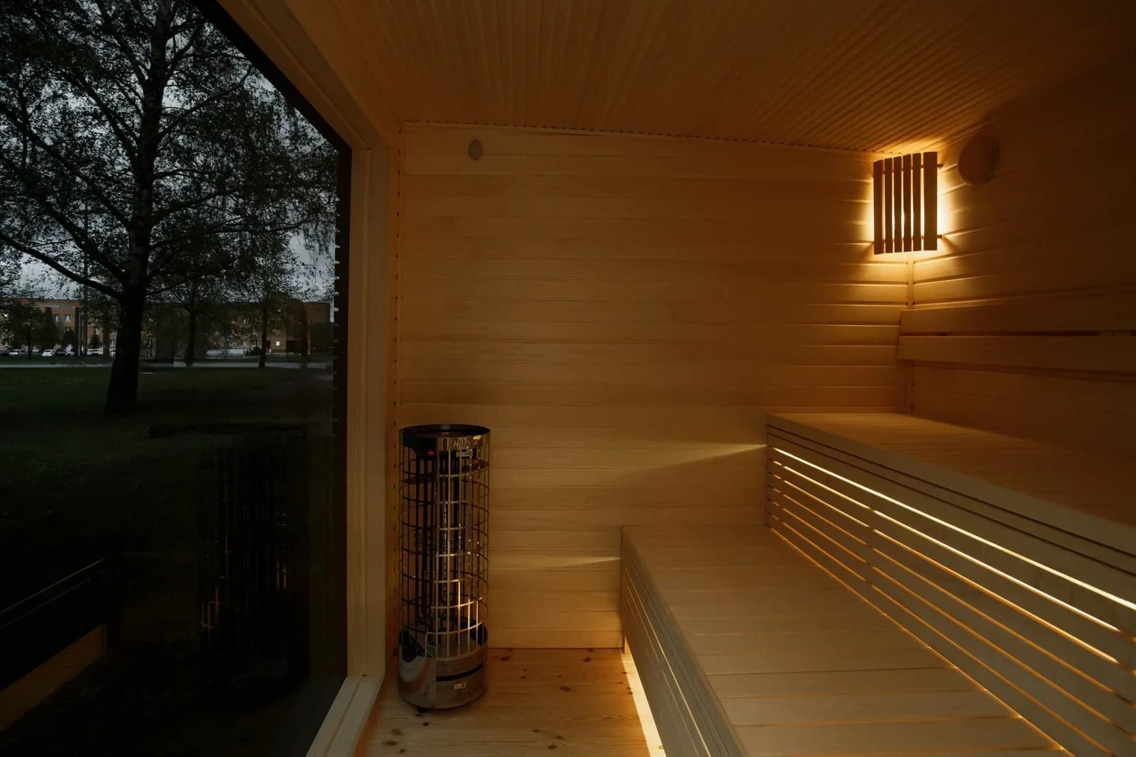 Outdoor Insulated Garden Sauna with Wide Glazing (2.4m x 3.5m), view 14
