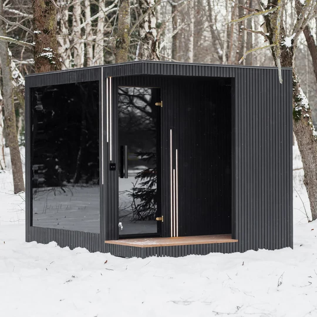 Outdoor Modular Sauna for 4-6 People (2.2m x 3m)