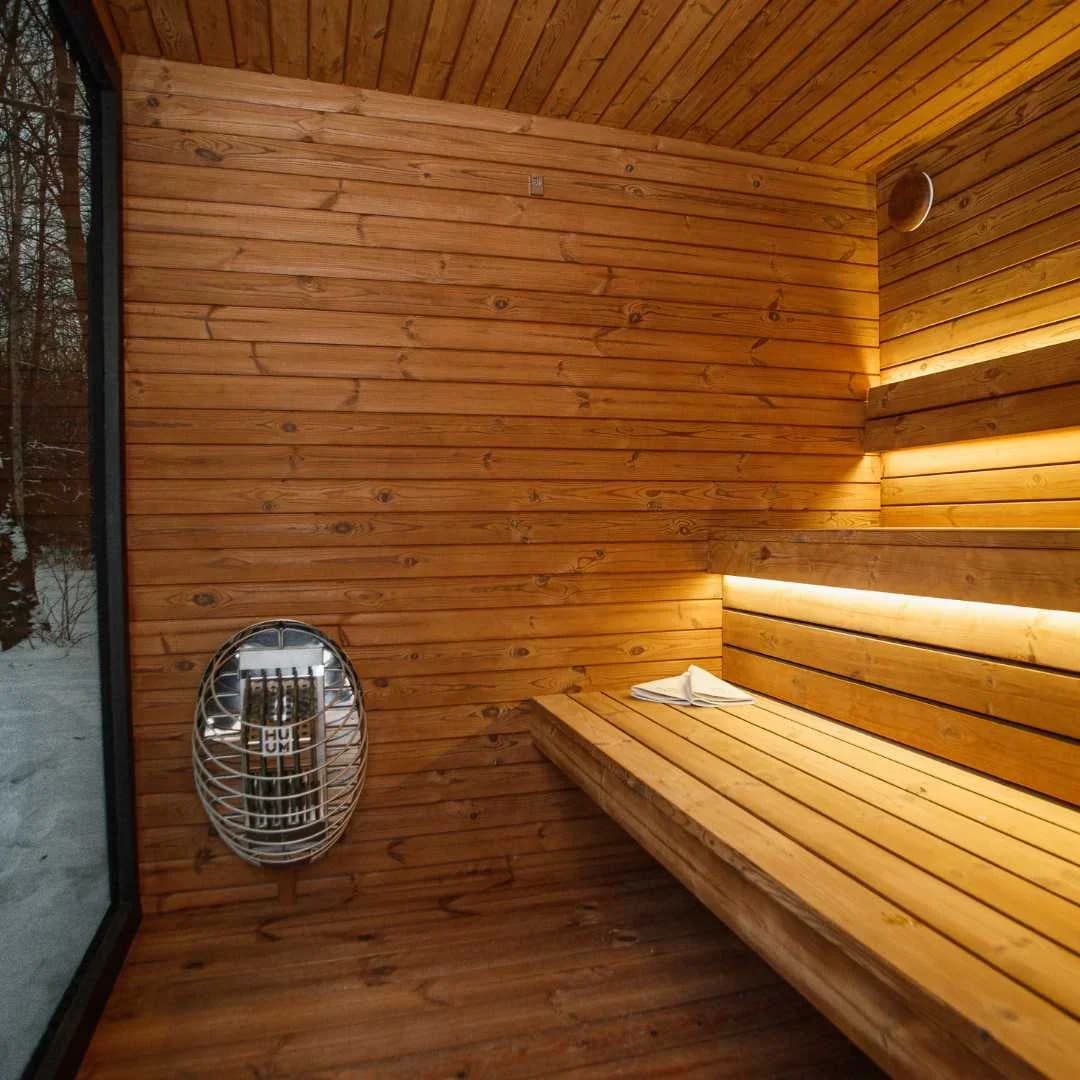 Outdoor Modular Sauna for 4-6 People (2.2m x 3m), view 24