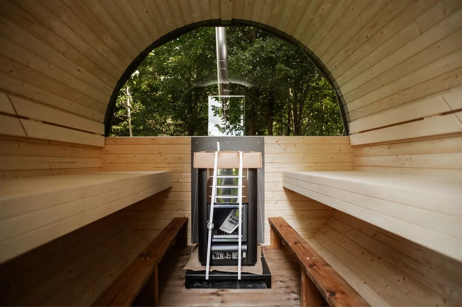 Outdoor Round Sauna for 4-6 People (2.5M), view 2