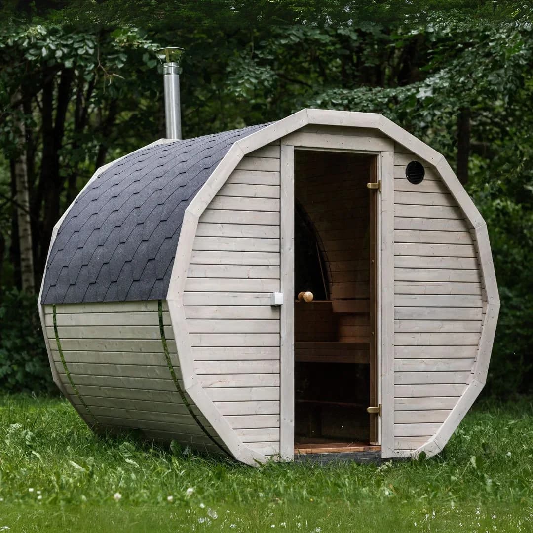 Outdoor Round Sauna for 4 People (2M)