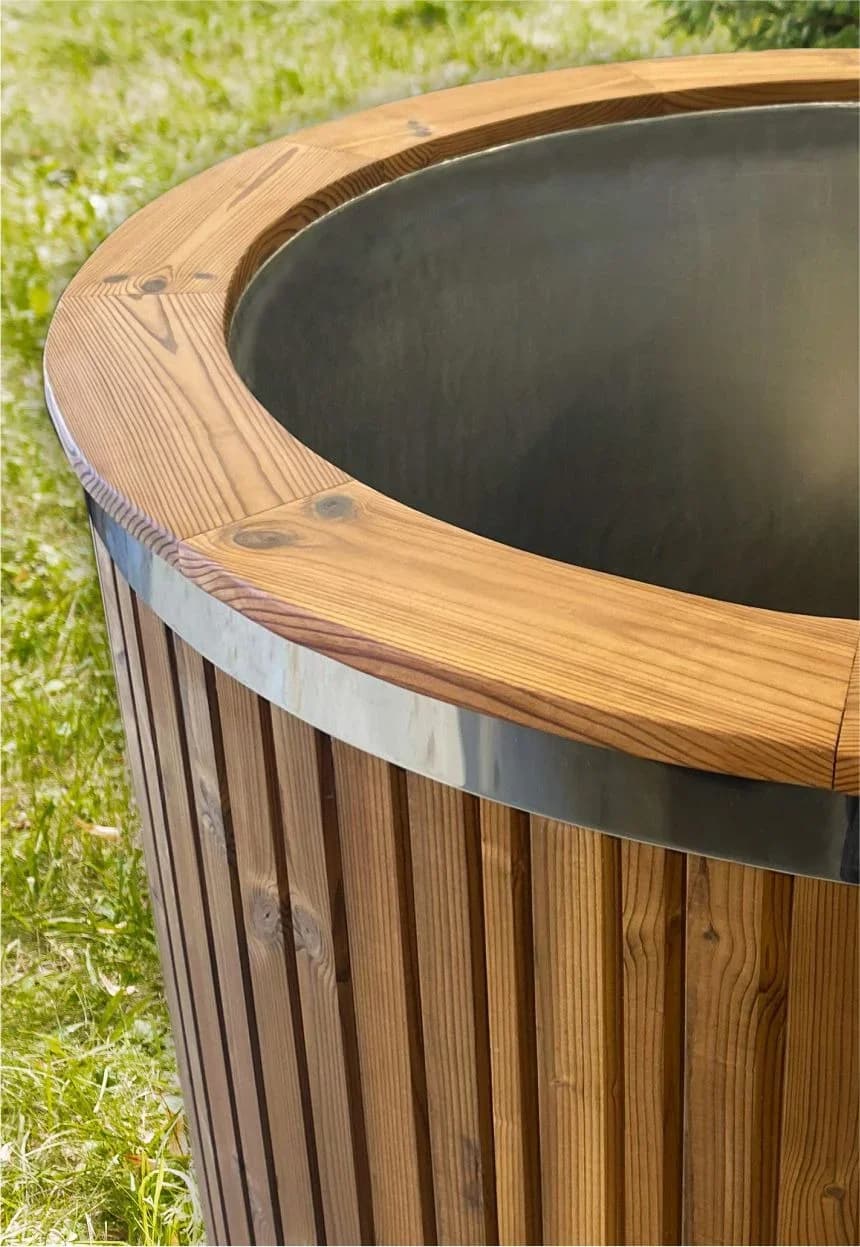 Outdoor Single-Person Stainless Steel Cold Plunge Tub