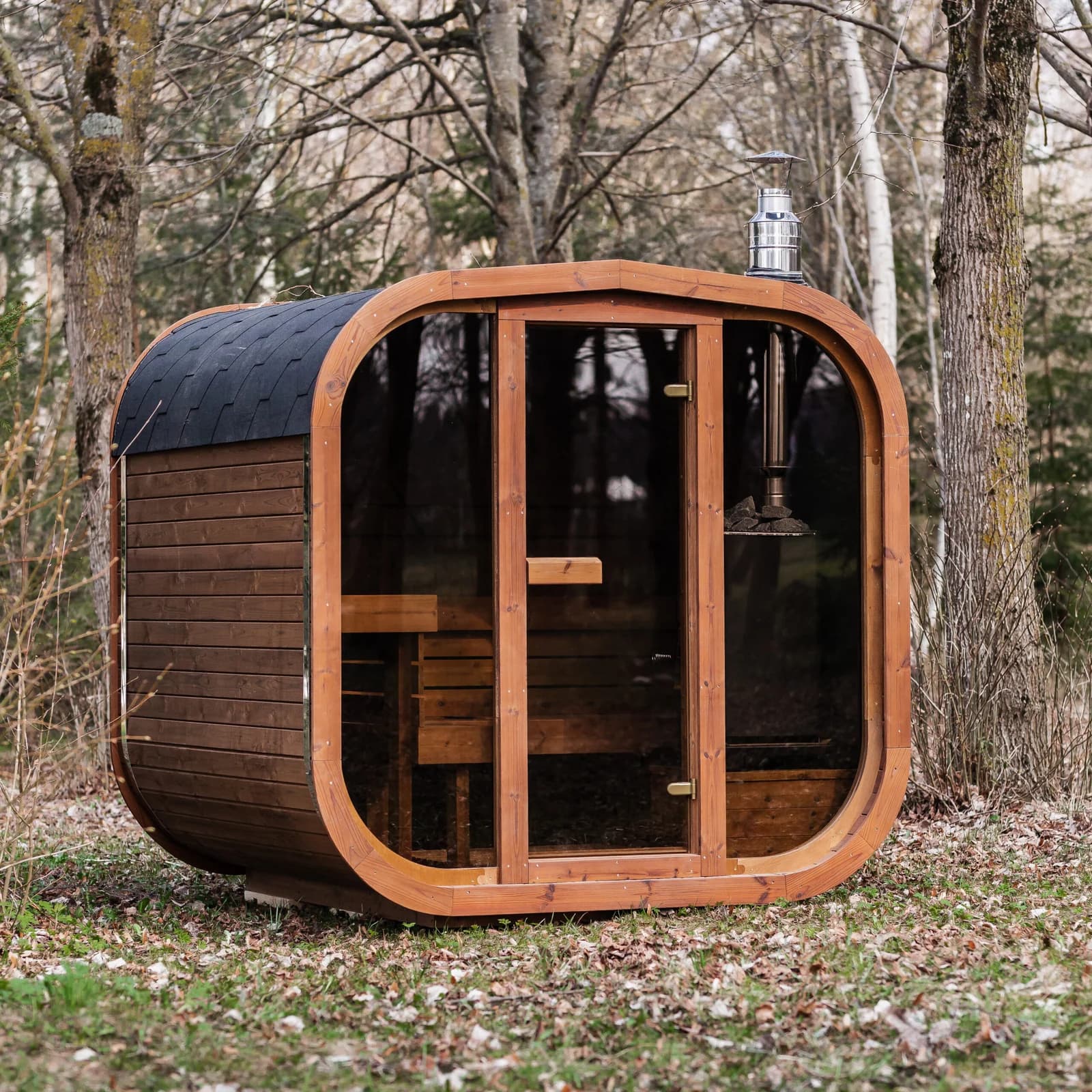 Small Outdoor Sauna 2M, view 2