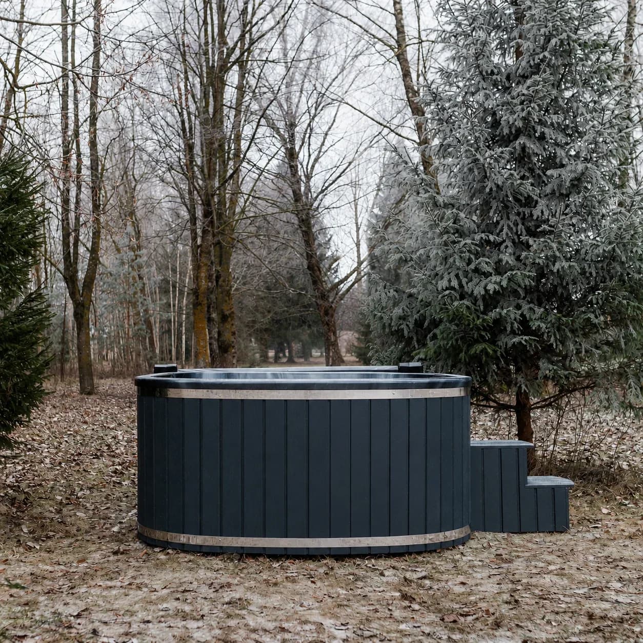 Outdoor Acrylic Square Hot Tub with External Heater for 8 People (2m x 2m)