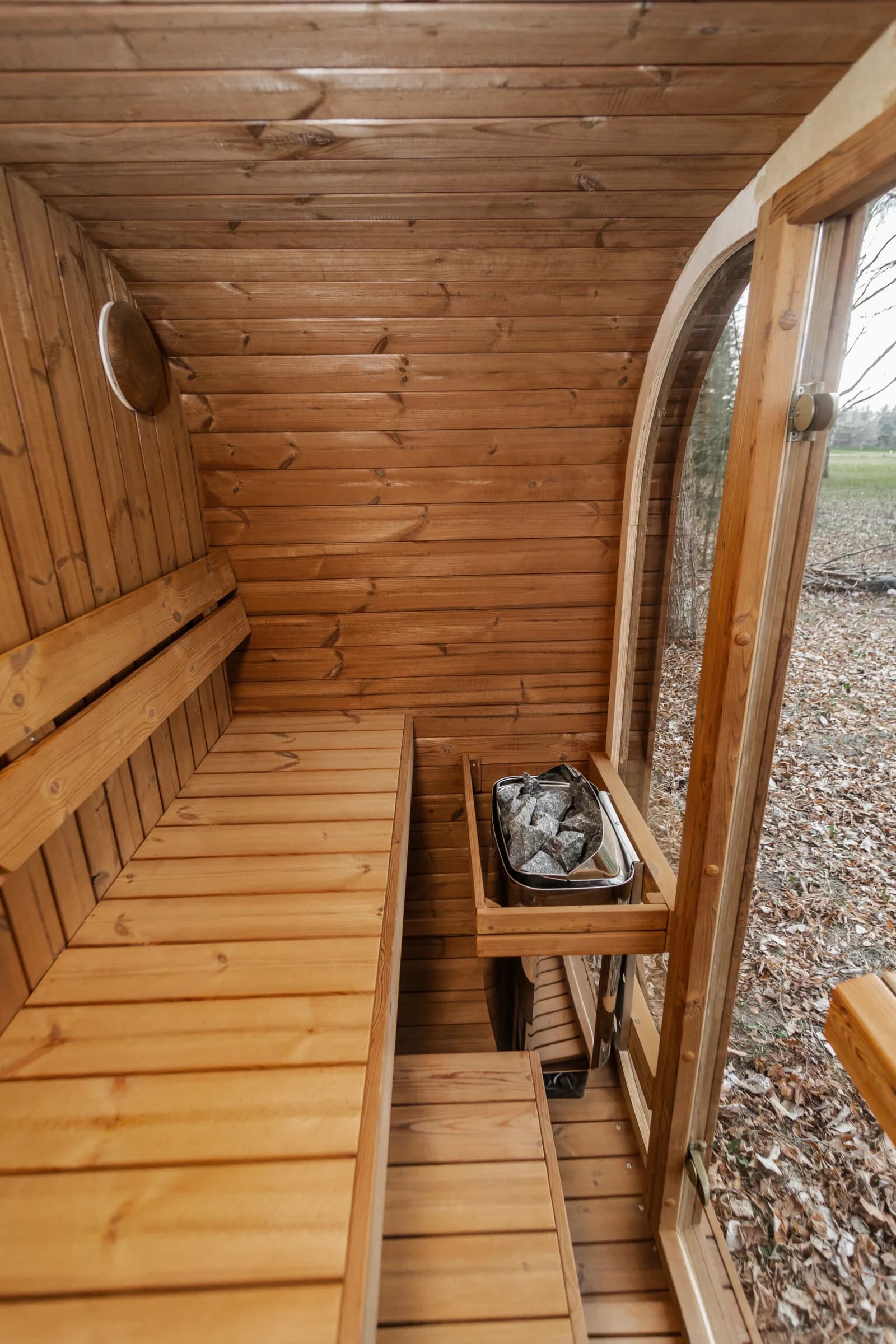 Small Outdoor Sauna 1.2M, view 12