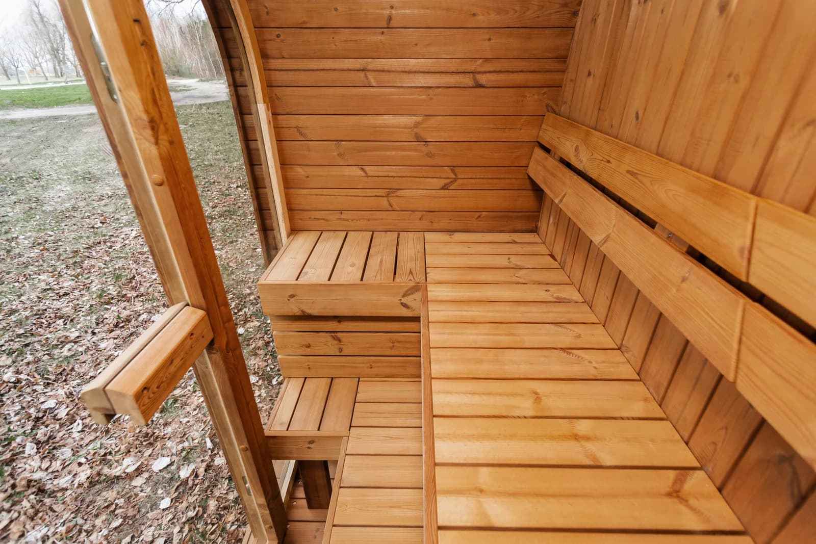 Small Outdoor Sauna 1.2M, view 14